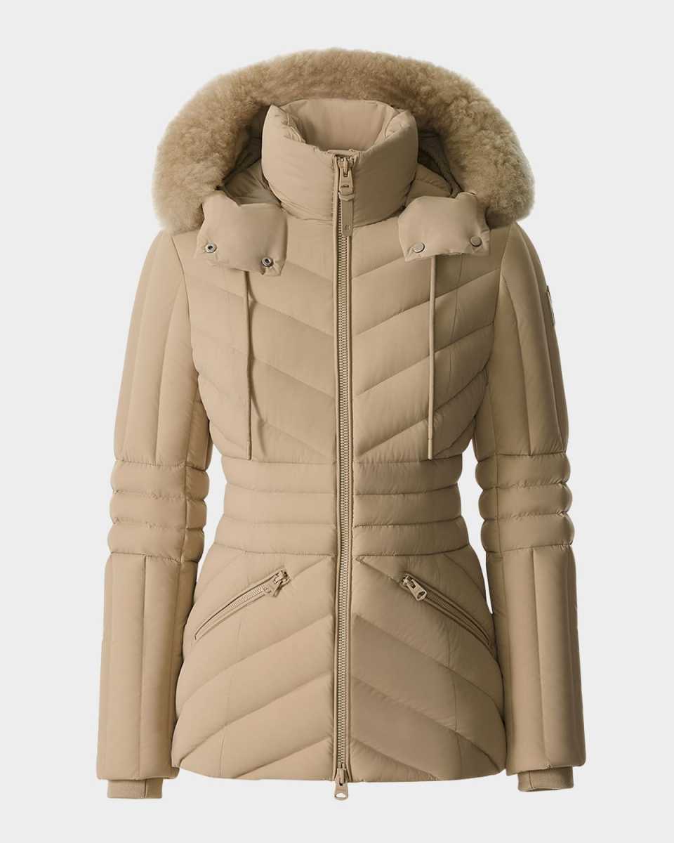 Nadia-SH Quilted Down Jacket with Detachable Hood